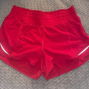 Dark Red Hotty Hot High-Rise Lined Short 2.5"